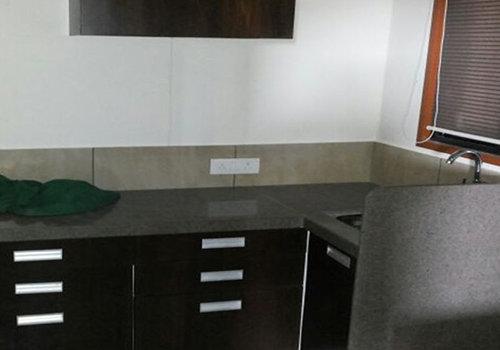 Kitchen Cabinets and Platform