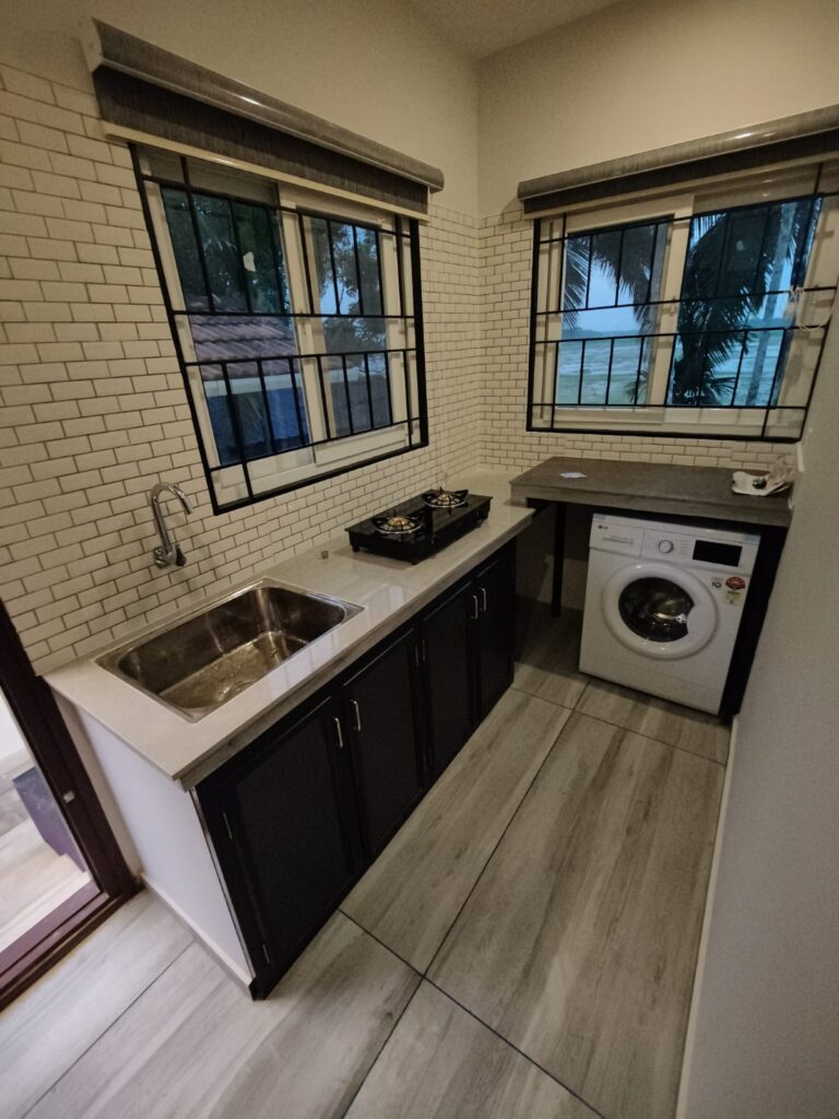 Kitchen Cabinets and Platform